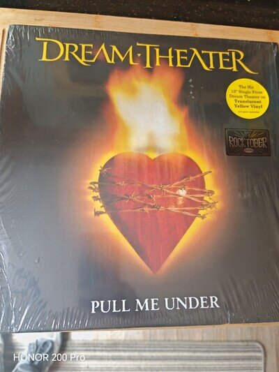 Pull Me Under 12" by Dream Theater Limited Edition Yellow Vinyl