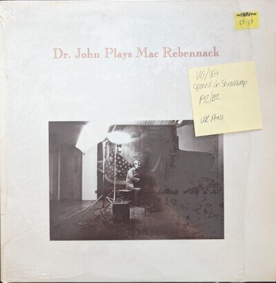 Dr. John Plays Mac Rebennack Lp Vinyl Record VG/VG+ FIEND1 1982