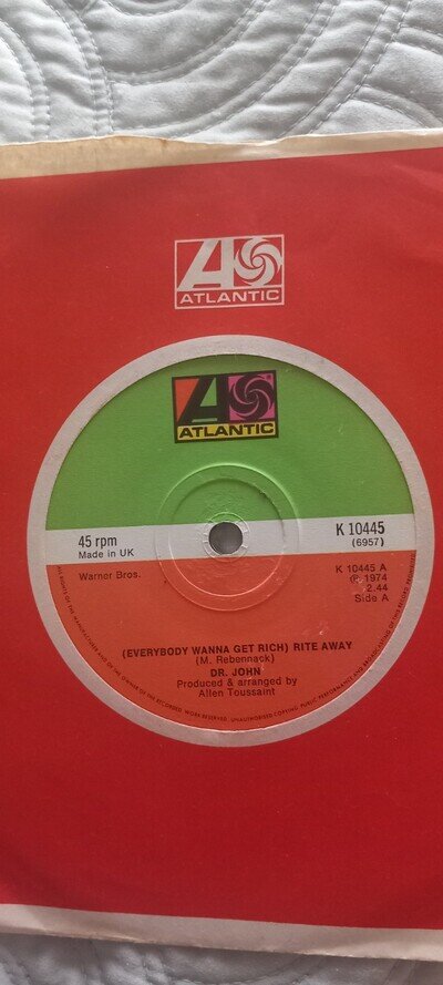Dr John Everybody wanna get riclh right now uk original 45