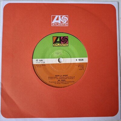Dr. John - Such A Night/Life 7" UK Atlantic 45 1973