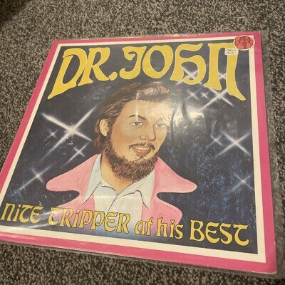 Dr. John Nite Tripper at His Best LP Vinyl Record, R&B 1977 Excellent Condition