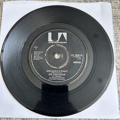 Dr Feelgood She Does It Right 7-inch 1st Press Mono UP 35815 A-1U/B-1U