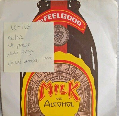 Dr Feelgood Milk & Alcohol Vinyl Record VG+/VG UP 36468 1978