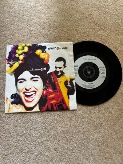 SWING OUT SISTER - AM I THE SAME GIRL / SPIRIT MOVES - 7" VINYL 45-1992