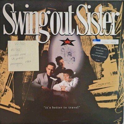 Swing Out Sister It's Better To Travel Vinyl Record VG/VG OUTLP1 1987
