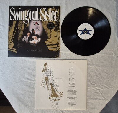 Swing Out Sister - It's Better To Travel - 12" vinyl LP album . VG/VG