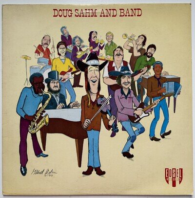 Doug Sahm And Band : Self Titled UK 1985 reissue vinyl LP EX/EX A1/B1 1st press