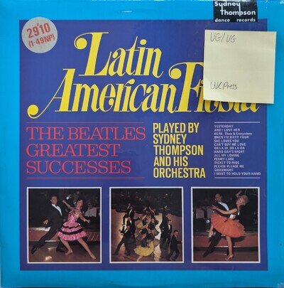 Sydney Thompson Latin American Fiesta The Beatles Vinyl Record VG/VG 1970