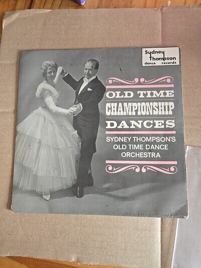Sydney Thompson & Orch Old-Time Dancing LP/Vinyl Record 7" Single