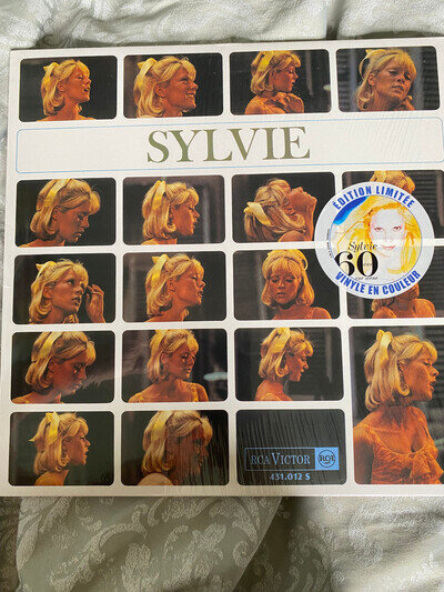 Sylvie Vartan - Sylvie (Il Y A Deux Filles En Moi) 1966 White Vinyl LP New