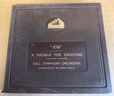 DB 9024-28 Vaughan William Job Adrian Boult BBC Symphony 5 x 78 rpm