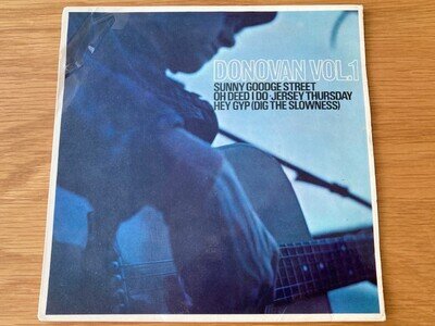 DONOVAN: VOL. 1, 1966 UK 4-TRACK 7” VINYL EP, PYE NEP24329, PICTURE SLEEVE, G/VG