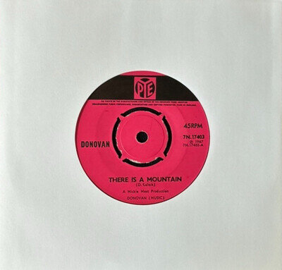DONOVAN THERE IS A MOUNTAIN 7'' SINGLE PYE RECORDS 7N.17403 1967 UK FIRST PRESS