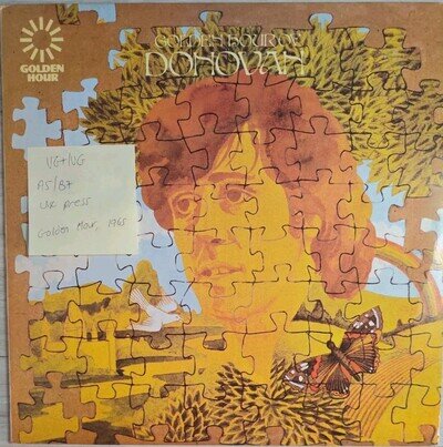 Donovan Golden Hour Of Donovan Vinyl Record VG+/VG GH506 1965