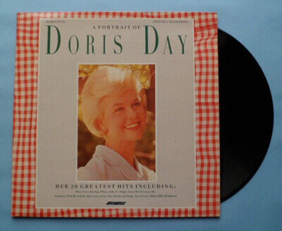 DORIS DAY 12" LP Album A PORTRAIT OF DORIS DAY SMR984 Pop Stage 1989 EX / EX