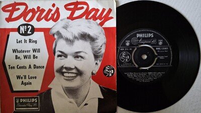 Doris Day - No 2 7" UK Philips Mono EP P/S 1956