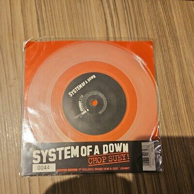 System of a Down Chop Suey 7" Clear Vinyl Single (2001) Limited Edition No. 0044