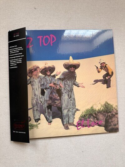 Zz Top El Loco Rhino High Fidelity Audiophile Vinyl Numbered.