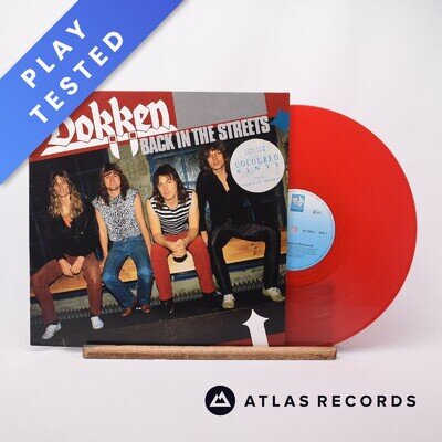 Dokken Back In The Streets 12" EP Vinyl Record RR 2005-L - EX/EX