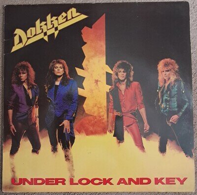Dokken - Under Lock And Key (Early Pressing, VG+ Condition)