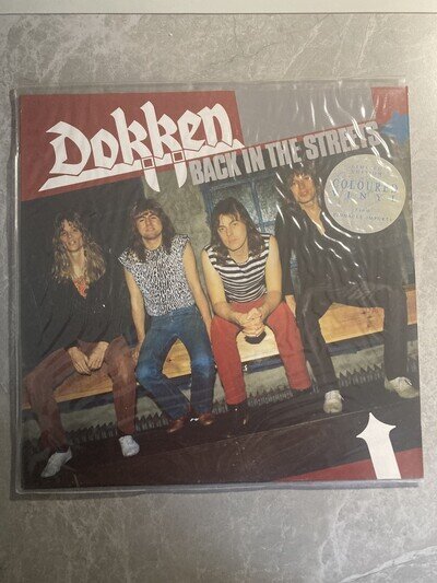 Dokken - Back in the streets - Red Vinyl LP Limited Edition Rock Metal