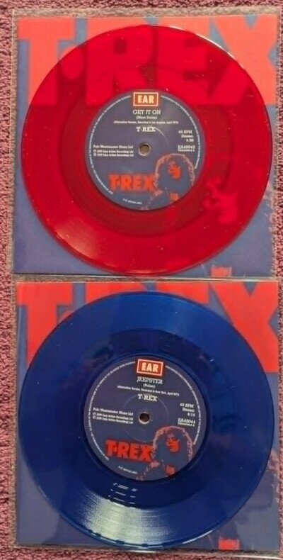 T.Rex-Marc Bolan 2 x 7" Coloured Vinyl Get It On/ Jeepster Nr.Mint