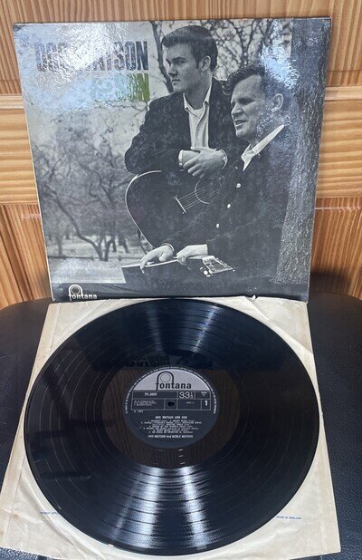 Doc Watson & Son Vanguard TFL 6055 Vinyl LP Record 1965 UK First Press Rare