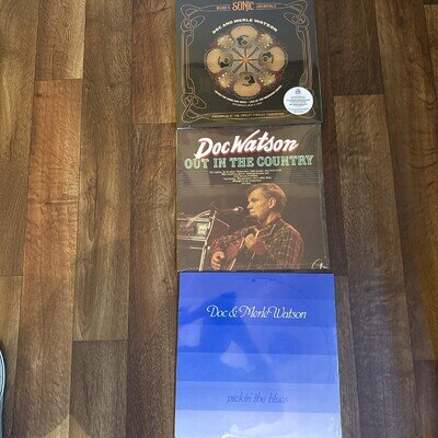 Doc Watson / Sealed Folk Vinyl Lot