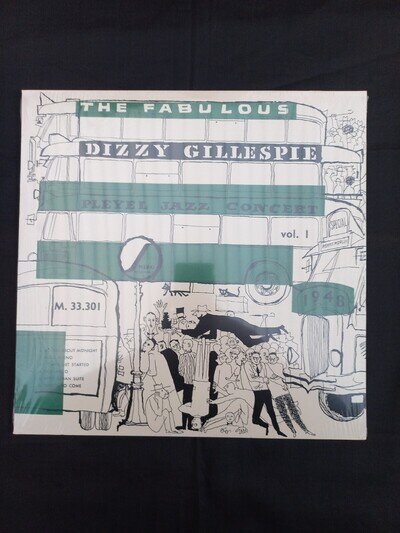 DIZZY GILLESPIE FABULOUS PLEYEL JAZZ CONCERT VOL 1 LP VINYL NEW SEALED