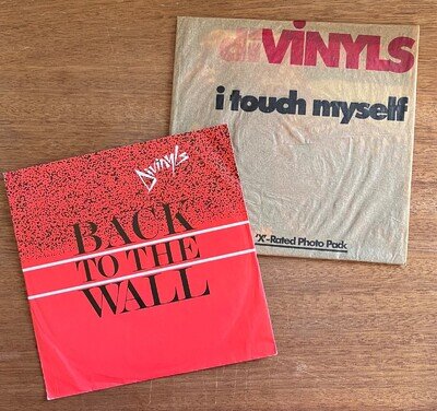 DIVINYLS - 'Touch Myself' X-Rated Photo Pack (sealed) & 'Back to Wall' German 7”