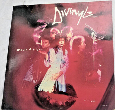 DIVINYLS "WHAT A LIFE!" 1986 CHRYSALIS UK VINYL LP VG / EX