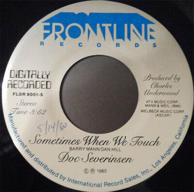 Doc Severinsen Sometimes When We Touch Vinyl Single 7-Inch 45 RPM NM