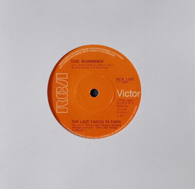 DOC SEVERINSEN - THE LAST TANGO IN PARIS/ALONE AGAIN (NATURALLY) - RCA - 1973