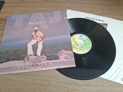 TAJ MAHAL "EVOLUTION" 1978 12" VINYL LP RECORD.