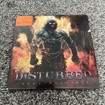 Disturbed - Indestructible Vinyl LP - Flame 1k Uk only edition.