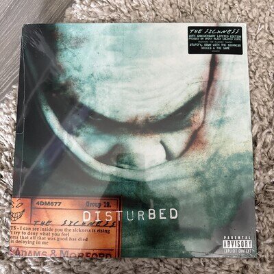 Sickness (20th Anniversary Edition) by Disturbed (Record, 2020) Sealed