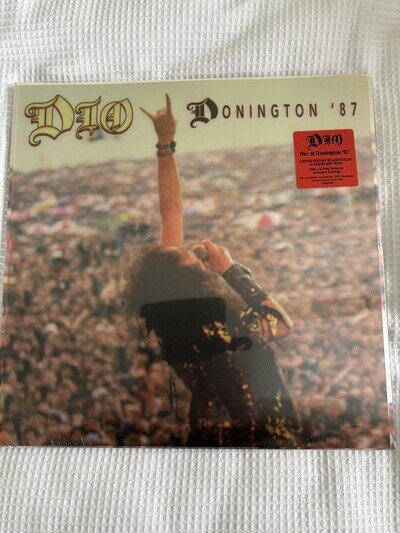 Dio ‎– Donington '87 Double Vinyl LP Etched + 3D Lenticular Album Art Print new