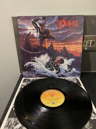 Dio Holy Diver LP Album Vinyl Record 1983 Vers 5, Vertigo, NM/VGCondition