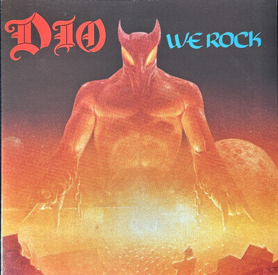 DIO 'WE ROCK b/w HOLY DIVER (LIVE)' 7'' SINGLE VERTIGO RECORDS DIO3 1984