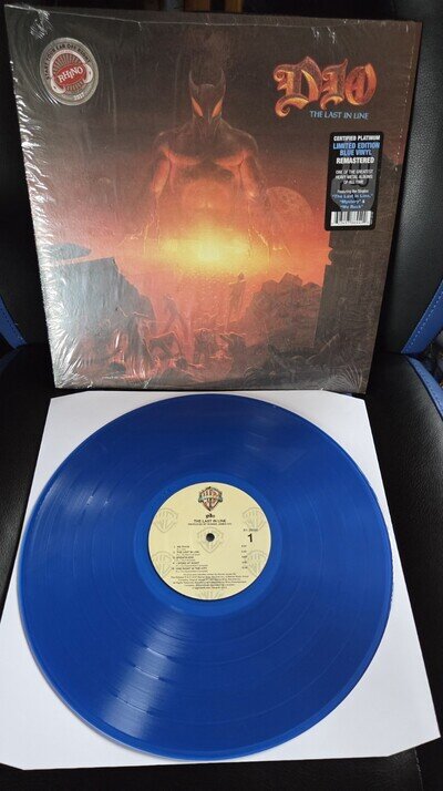 Dio - The Last In Line Vinyl LP Blue Vinyl LP 2018 US Rhino Records