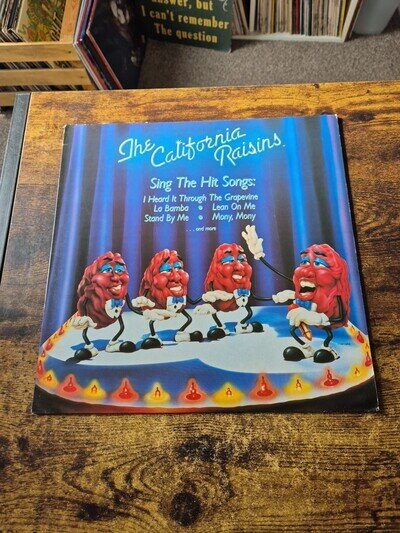 The California Raisins Sing The Hit Songs - Promo - UK - 1989 - Dino - VG+ -