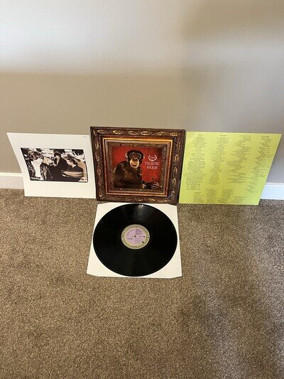TALKING HEADS NAKED VINYL LP WITH LYRIC INNER AND INSERT EMI 1988