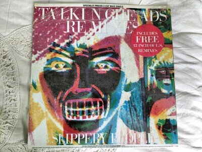 Talking Heads Slippery People/Making Flippy Floppy 1983 12" Vinyl Single Record