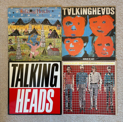 4 X *TALKING HEADS* VINYL RECORDS* *COLLECTION* JOB LOT *REMAIN IN LIGHT*