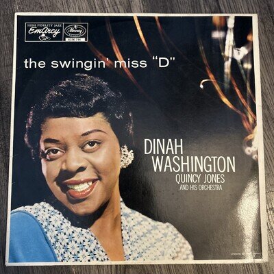 Dinah Washington & Quincy Jones & His Orchestra - The Swingin' Miss "D" -1980 LP