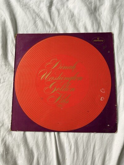 Dinah Washington/Golden Hits Volume One UK 1963 JAZZ SOUL EXCELLENT LP VINYL