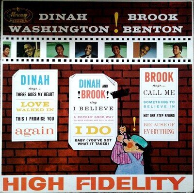 Dinah Washington And Brook Benton - The Two Of Us (LP, Album, Mono)