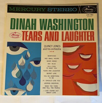 Dinah Washington - Tears & Laughter - SLEEVE ONLY NO RECORD