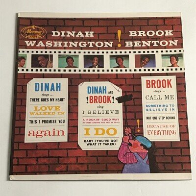Dinah Washington And Brook Benton - The Two Of Us LP Record - SMCL 20069 EX/EX