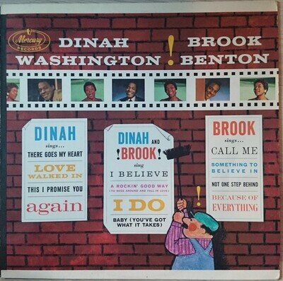 Dinah Washington And Brook Benton - The Two Of Us (LP, Album, RE) (Near Mint (NM